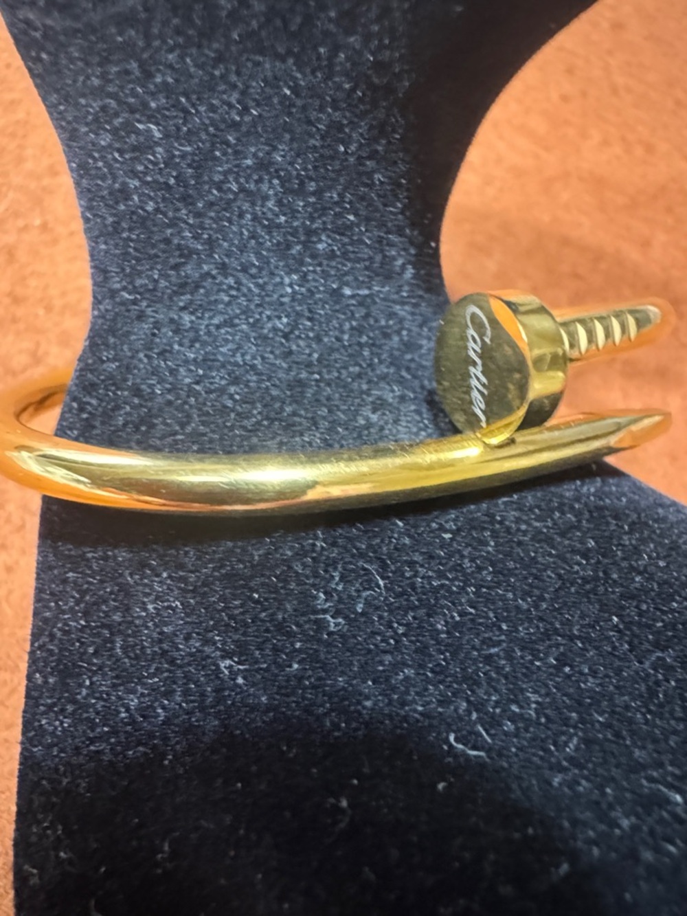 Gold Tone Nail  Bracelet - Women's Fashion Jewelry